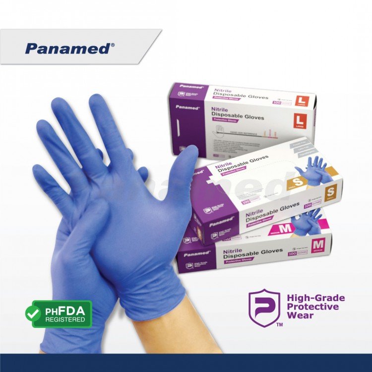 Panamed Nitrile Disposable Gloves Panamed Nitrile Disposable Gloves